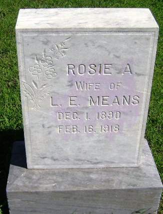 MEANS, ROSIE A - Monona County, Iowa | ROSIE A MEANS 