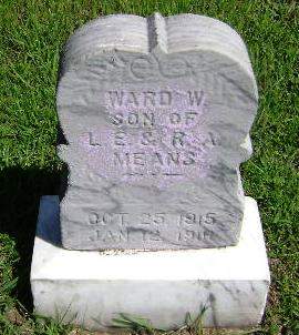 MEANS, WARD W - Monona County, Iowa | WARD W MEANS 