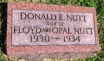 NUTT, DONALD E - Monona County, Iowa | DONALD E NUTT 