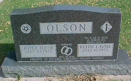 OLSON, KEITH LAVAIL - Monona County, Iowa | KEITH LAVAIL OLSON 