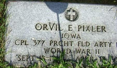 PIXLER, ORVIL E - Monona County, Iowa | ORVIL E PIXLER 