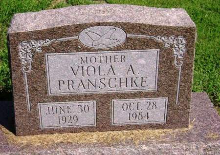 PRANSCHKE, VIOLA A - Monona County, Iowa | VIOLA A PRANSCHKE 