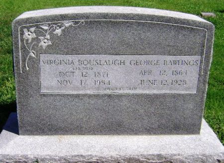 BOUSLAUGH RAWLINGS, VIRGINIA - Monona County, Iowa | VIRGINIA BOUSLAUGH RAWLINGS 