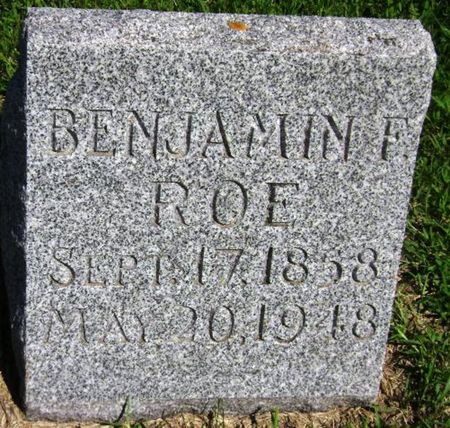 ROE, BENJAMIN F - Monona County, Iowa | BENJAMIN F ROE 