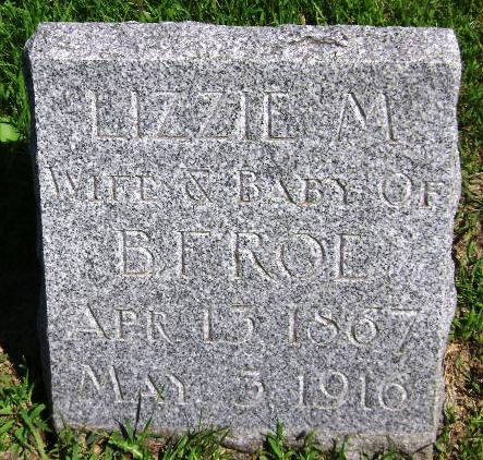 ROE, LIZZIE M - Monona County, Iowa | LIZZIE M ROE 