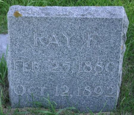 ROE, RAY F - Monona County, Iowa | RAY F ROE 
