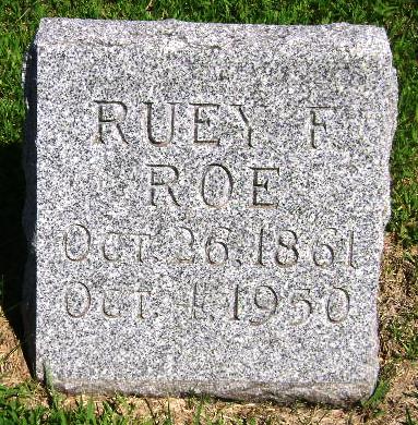 ROE, RUEY F - Monona County, Iowa | RUEY F ROE 