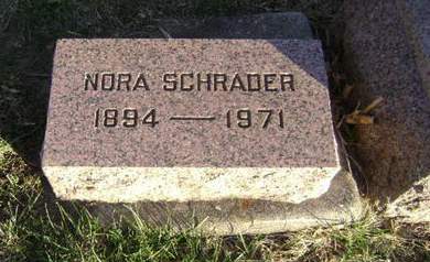 SCHRADER, NORA - Monona County, Iowa | NORA SCHRADER 