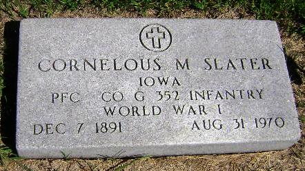 SLATER, CORNELOUS M - Monona County, Iowa | CORNELOUS M SLATER 