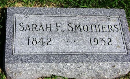 SMOTHERS, SARAH E - Monona County, Iowa | SARAH E SMOTHERS 