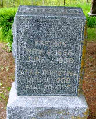 SORENSEN, ANNA CHRISTINA - Monona County, Iowa | ANNA CHRISTINA SORENSEN 