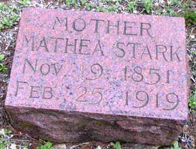 STARK, MATHEA - Monona County, Iowa | MATHEA STARK 