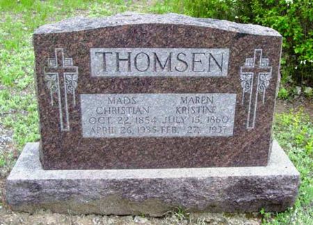 THOMSEN, MADS CHRISTIAN - Monona County, Iowa | MADS CHRISTIAN THOMSEN 