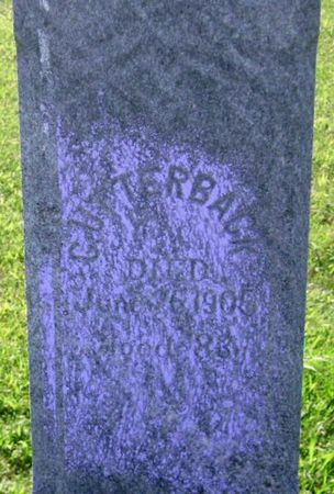 UTTERBACK, G - Monona County, Iowa | G UTTERBACK 