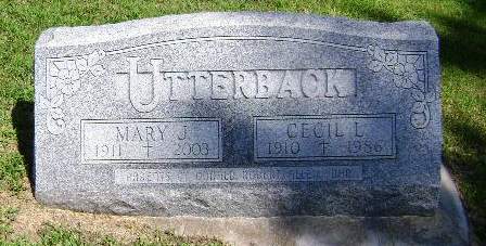 UTTERBACK, CECIL L - Monona County, Iowa | CECIL L UTTERBACK 
