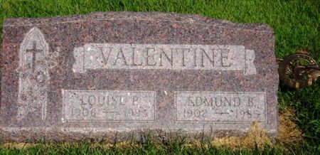 VALENTINE, LOUISE P - Monona County, Iowa | LOUISE P VALENTINE 