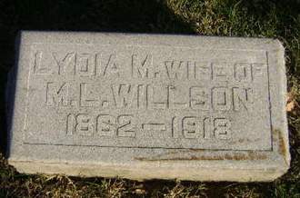 WILLSON, LYDIA M - Monona County, Iowa | LYDIA M WILLSON 