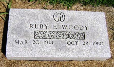 WOODY, RUBY E - Monona County, Iowa | RUBY E WOODY 