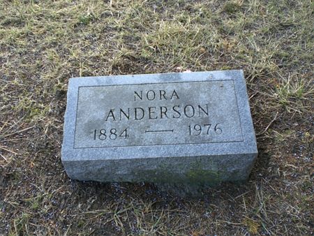 ANDERSON, NORA - Monroe County, Iowa | NORA ANDERSON 