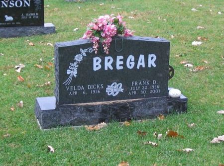 BREGAR, VELDA MARIE - Monroe County, Iowa | VELDA MARIE BREGAR 