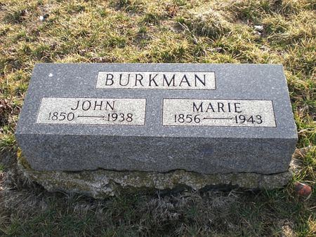 BURKMAN, JOHN - Monroe County, Iowa | JOHN BURKMAN 
