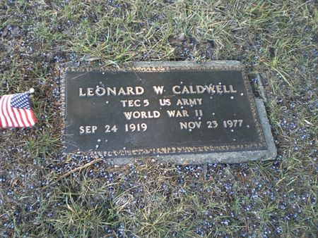 CALDWELL, LEONARD W. - Monroe County, Iowa | LEONARD W. CALDWELL 