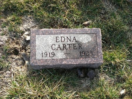 CARTER, EDNA - Monroe County, Iowa | EDNA CARTER 