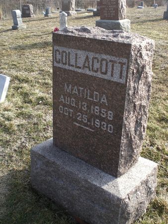 COLLACOTT, MATILDA - Monroe County, Iowa | MATILDA COLLACOTT 