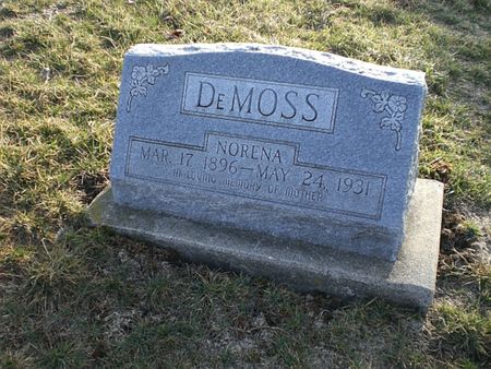 DEMOSS, NORENA - Monroe County, Iowa | NORENA DEMOSS 