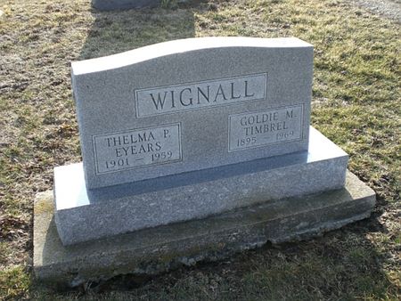 WIGNALL TIMBREL, GOLDIE M. - Monroe County, Iowa | GOLDIE M. WIGNALL TIMBREL 