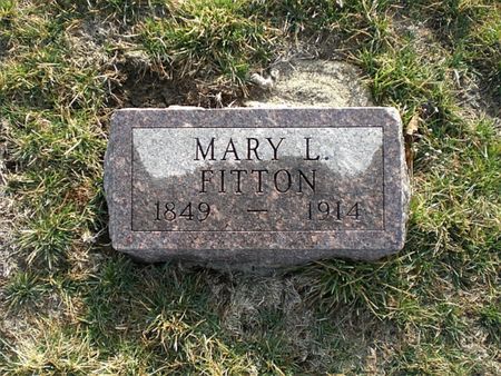 FITTON, MARY L. - Monroe County, Iowa | MARY L. FITTON 