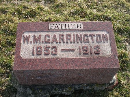 GARRINGTON, W. M. - Monroe County, Iowa | W. M. GARRINGTON 