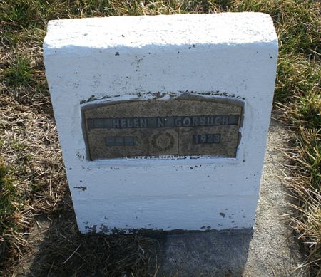 GORSUCH, HELEN N. - Monroe County, Iowa | HELEN N. GORSUCH 
