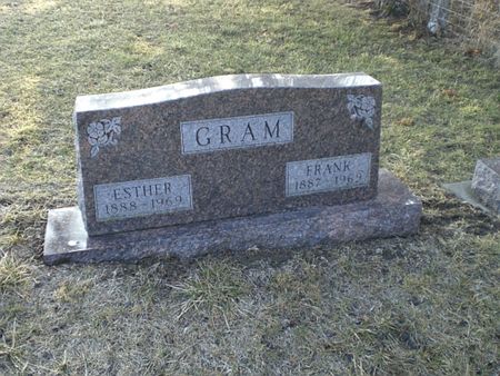 GRAM, ESTHER - Monroe County, Iowa | ESTHER GRAM 