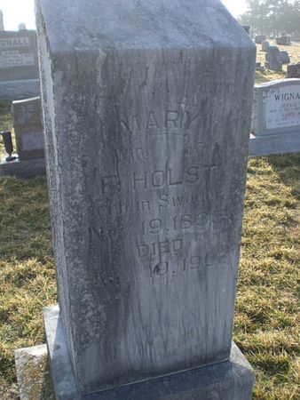 HOLST, MARY - Monroe County, Iowa | MARY HOLST 