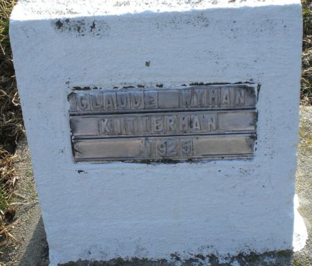 KITTERMAN, CLAUDE WYMAN - Monroe County, Iowa | CLAUDE WYMAN KITTERMAN 