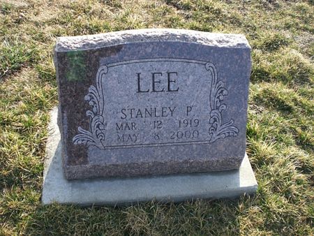 LEE, STANLEY P. - Monroe County, Iowa | STANLEY P. LEE 