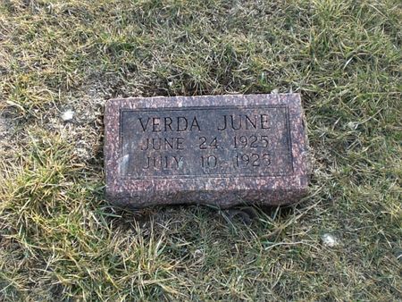 LINDGREN, VERDA JUNE - Monroe County, Iowa | VERDA JUNE LINDGREN 