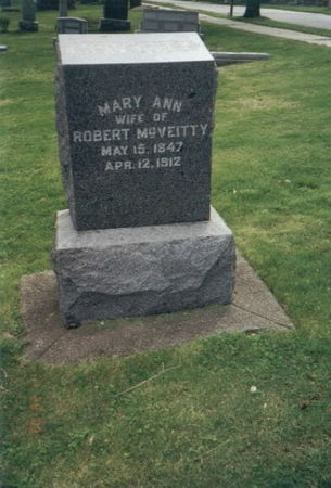 MCVEITTY, MARY ANN - Monroe County, Iowa | MARY ANN MCVEITTY 