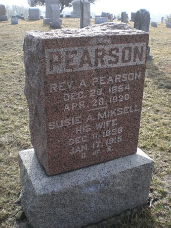 MIKSELL PEARSON, SUSIE A. - Monroe County, Iowa | SUSIE A. MIKSELL PEARSON 
