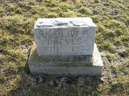 REEVES, J. OLIVER - Monroe County, Iowa | J. OLIVER REEVES 