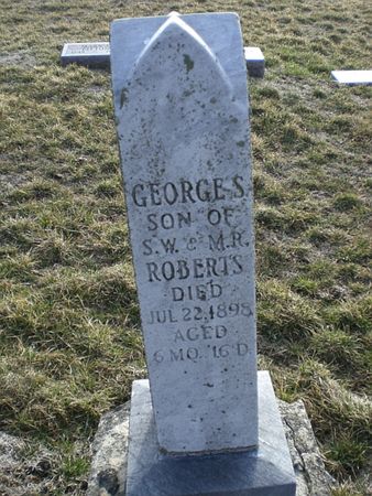 ROBERTS, GEORGE S. - Monroe County, Iowa | GEORGE S. ROBERTS 