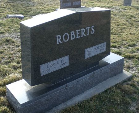 ROBERTS, GRACE E. - Monroe County, Iowa | GRACE E. ROBERTS 