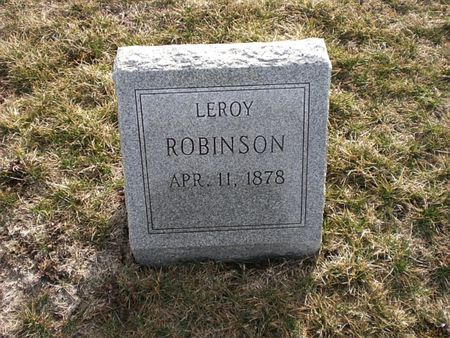 ROBINSON, LEROY - Monroe County, Iowa | LEROY ROBINSON 