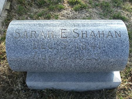 SHAHAN, SARAH E. - Monroe County, Iowa | SARAH E. SHAHAN 