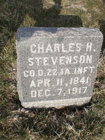 STEVENSON, CHARLES H. - Monroe County, Iowa | CHARLES H. STEVENSON 