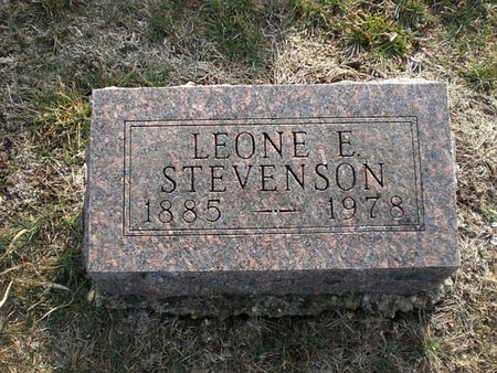 STEVENSON, LEONE E. - Monroe County, Iowa | LEONE E. STEVENSON 