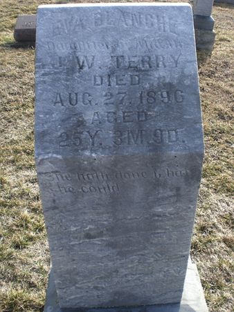 TERRY, EVA BLANCHE - Monroe County, Iowa | EVA BLANCHE TERRY 