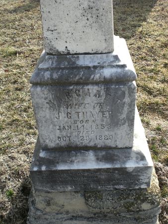 THAYER, MARGARET - Monroe County, Iowa | MARGARET THAYER 