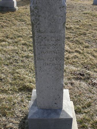 THOMPSON, RICHARD - Monroe County, Iowa | RICHARD THOMPSON 